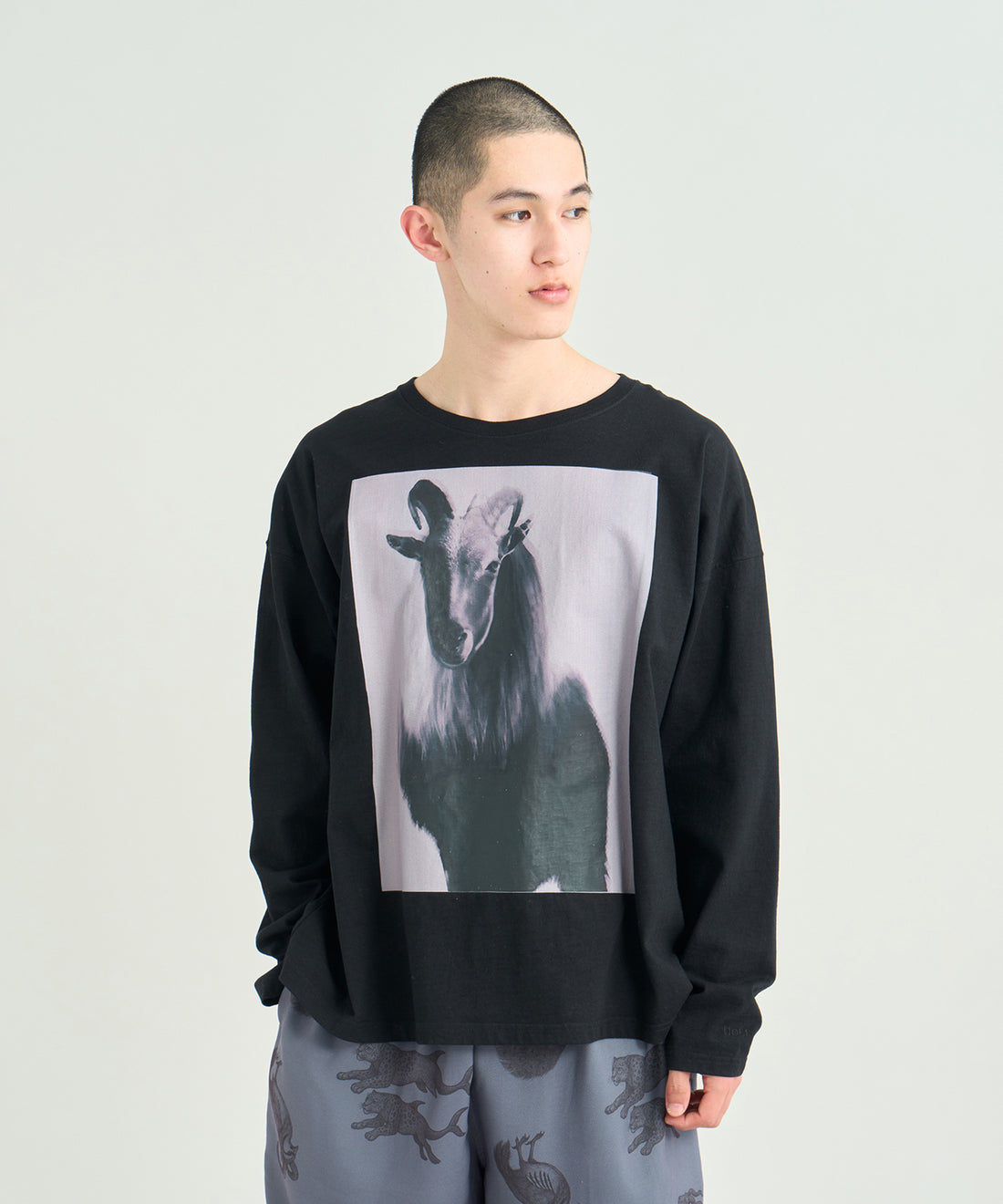 ピクチャーロングスリーブTシャツ