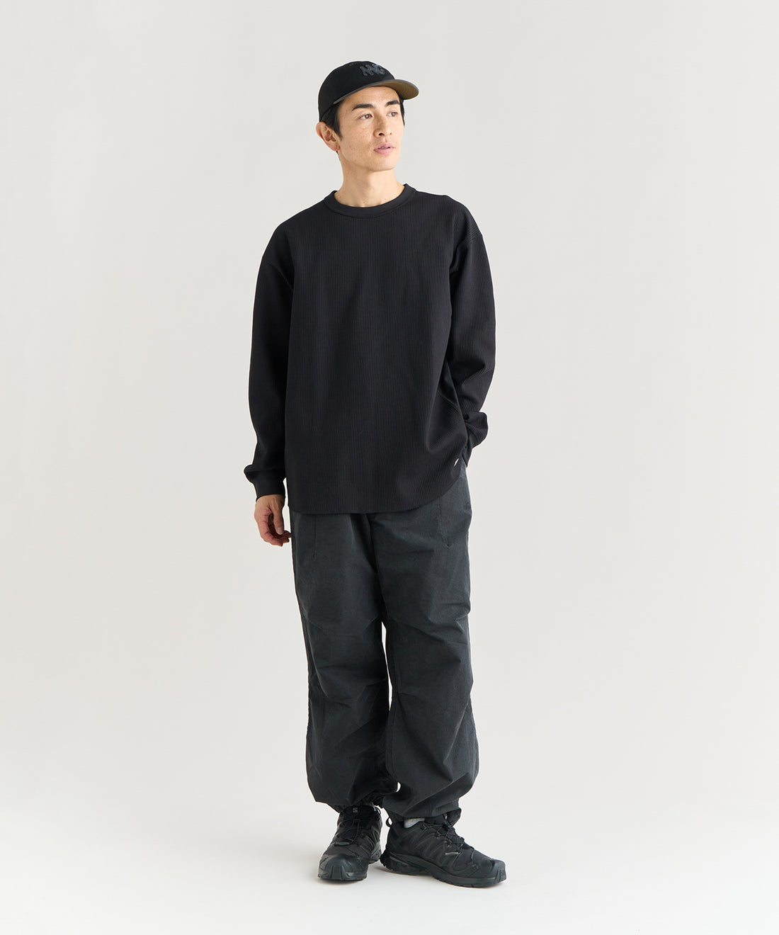 着用モデル：メンズ 180cm ／ 着用サイズ：L