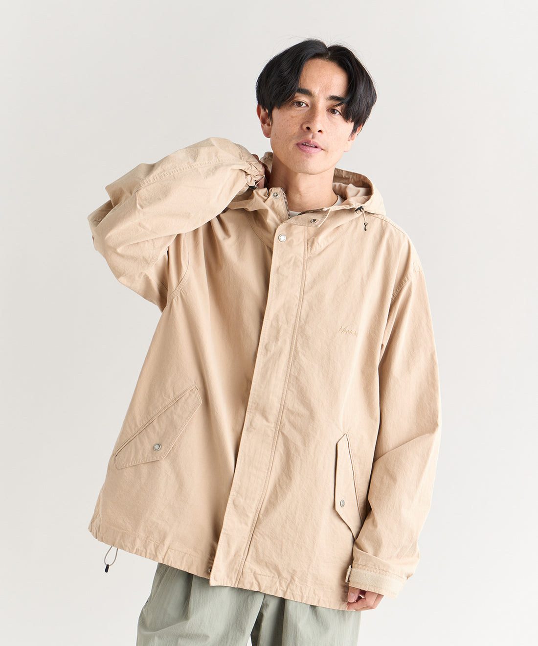 着用モデル：メンズ 180cm ／ 着用サイズ：L