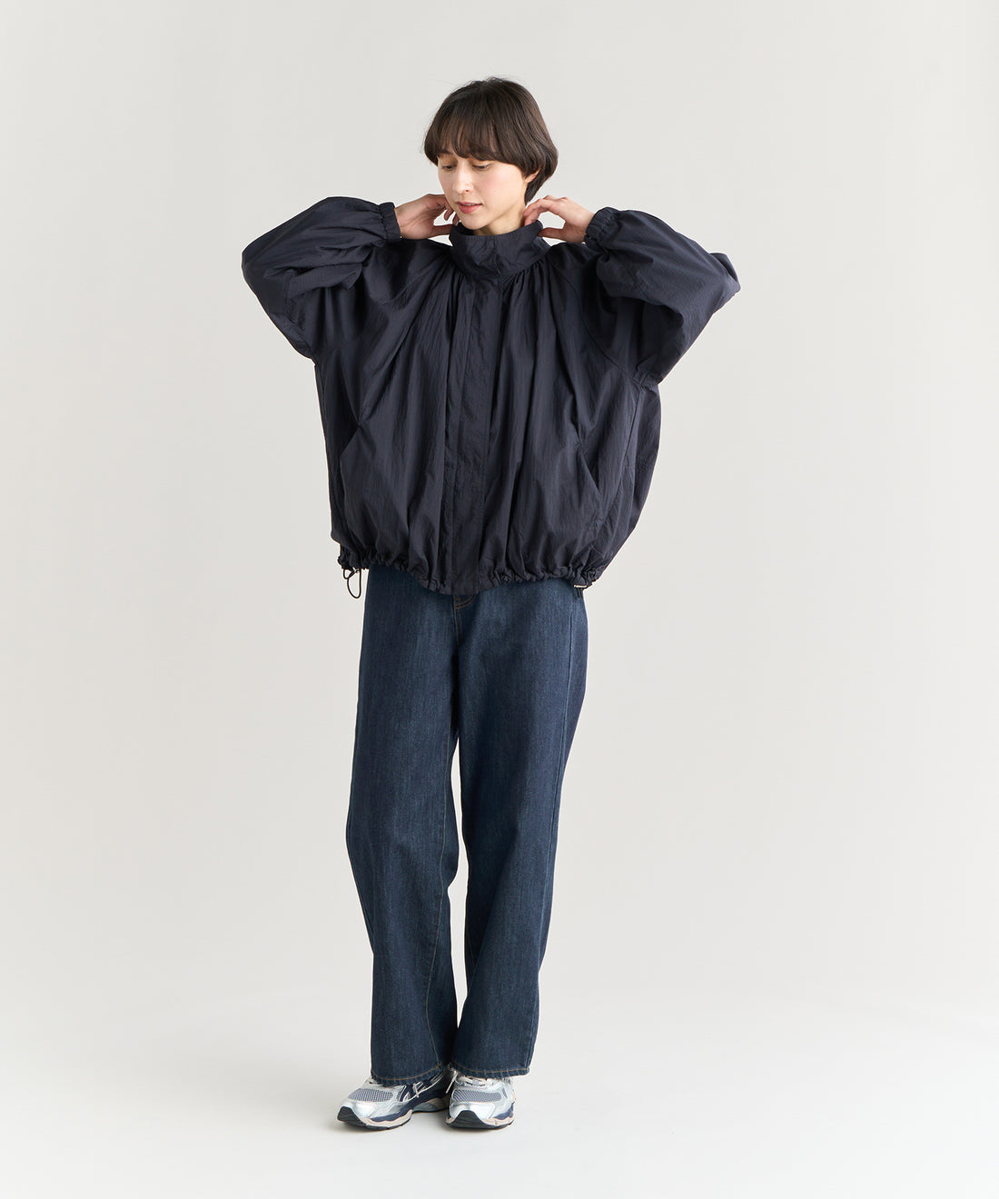 エコエアナイロン ギャザーブルゾン（ ウィメンズ）
