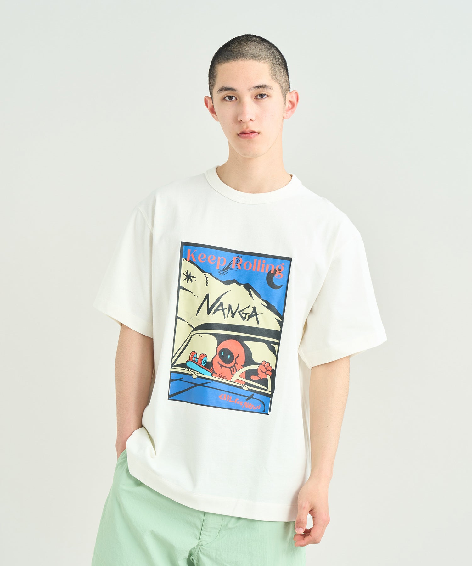 エコハイブリッド キープローリング Tシャツ – NANGA ONLINE SHOP