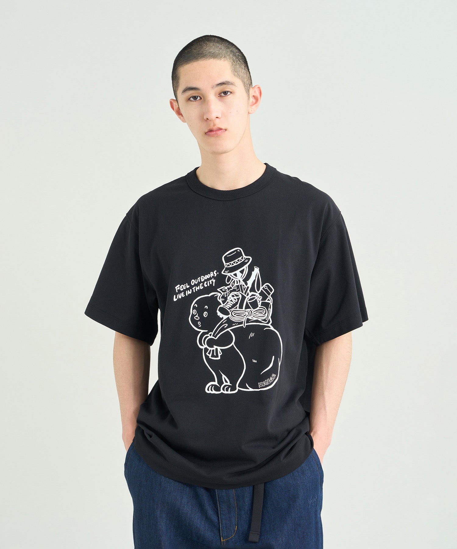 ★Ahmad Sopo yo★ 　　NANGA エコハイブリッド エコハイブリッド ブブ Tシャツ – NANGA ONLINE SHOP