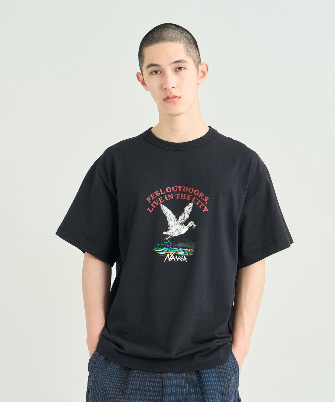 着用モデル：メンズ 180cm ／ 着用サイズ：L