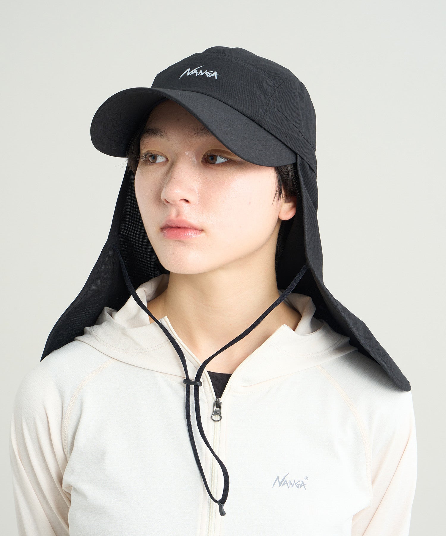 NANGA ドットエアロングバイザーシェードキャップブラック　free ドットエア® ロングバイザー シェードキャップ – NANGA ONLINE SHOP