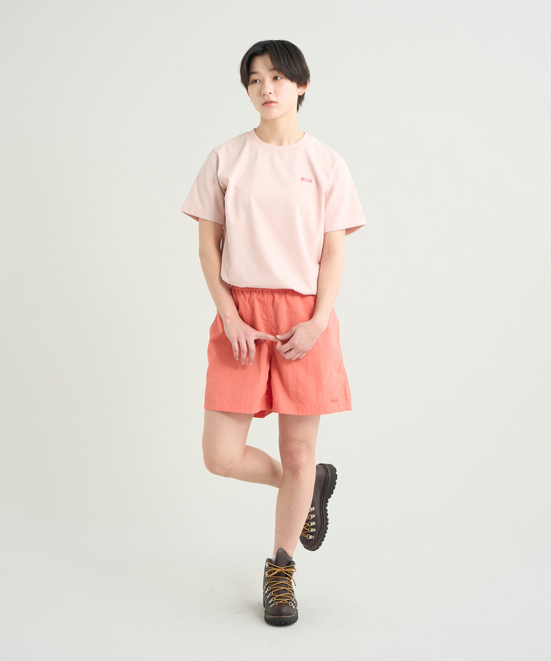 エコハイブリッド ボックスロゴ エンブロイダリーTシャツ（ウィメンズ）