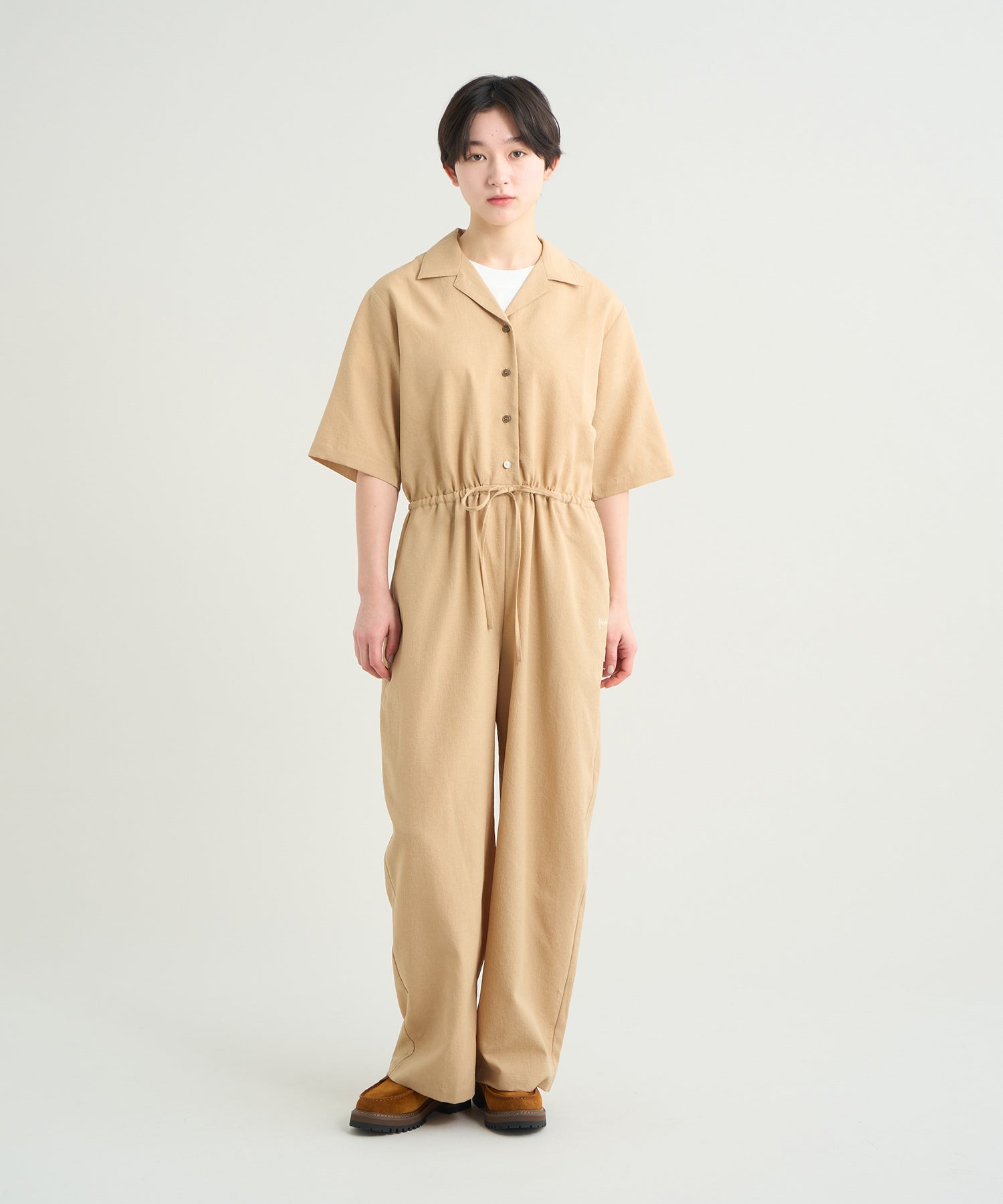 mosco　oll kyoto オールインワン　38 ドットエア® オープンカラーオールインワン（ ウィメンズ） – NANGA