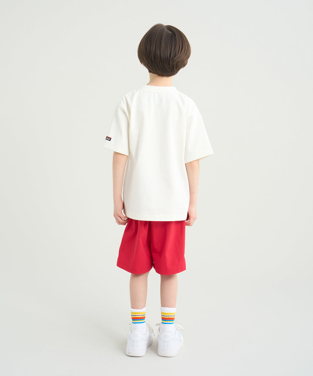 エコハイブリッド ラインドローイング キッズ Tシャツ