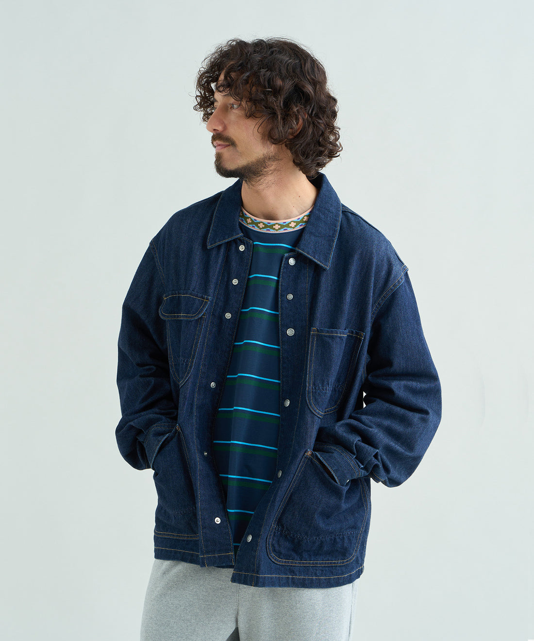 着用モデル：メンズ 181cm ／ 着用サイズ：L