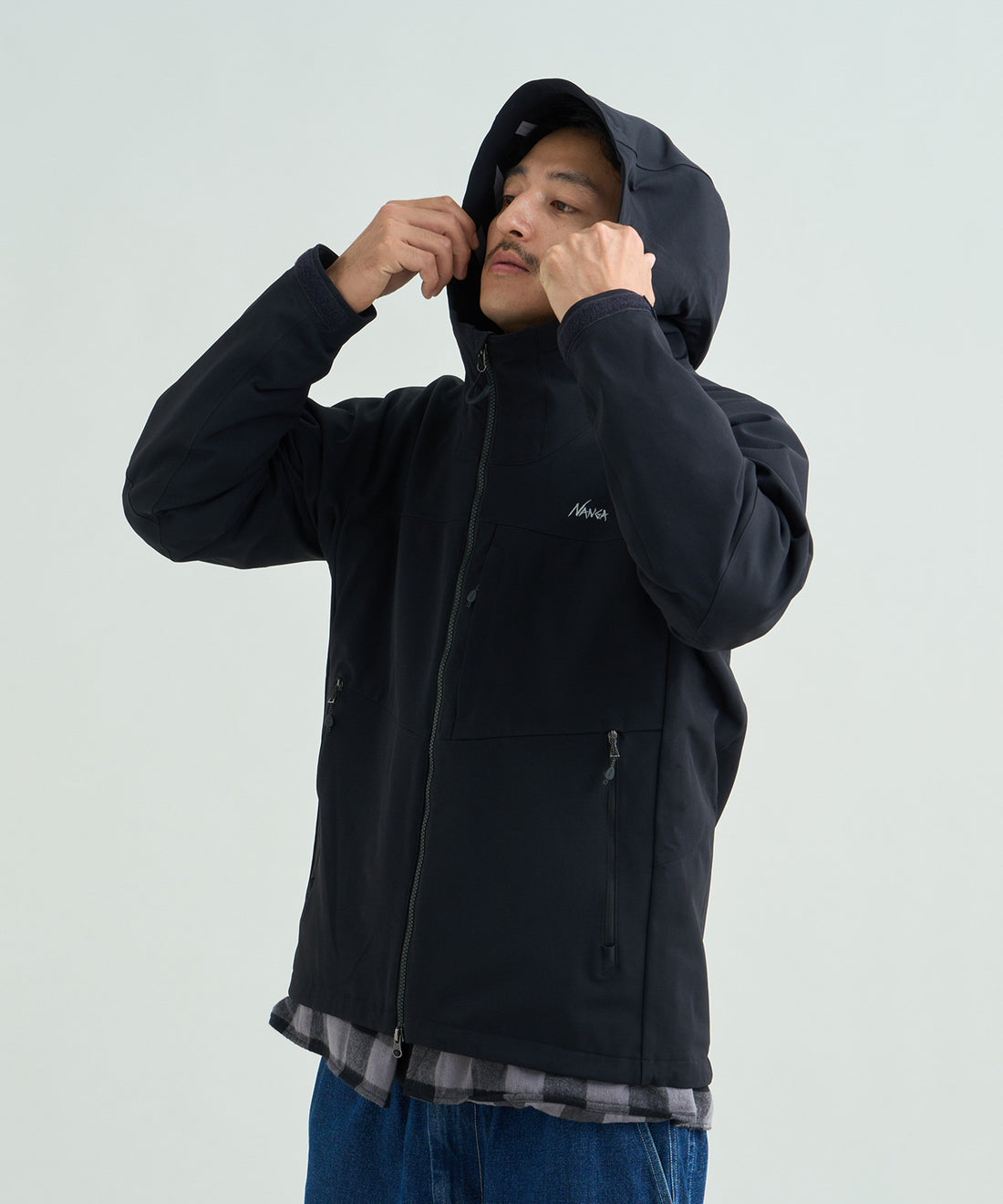着用モデル：メンズ 185cm ／ 着用サイズ：L