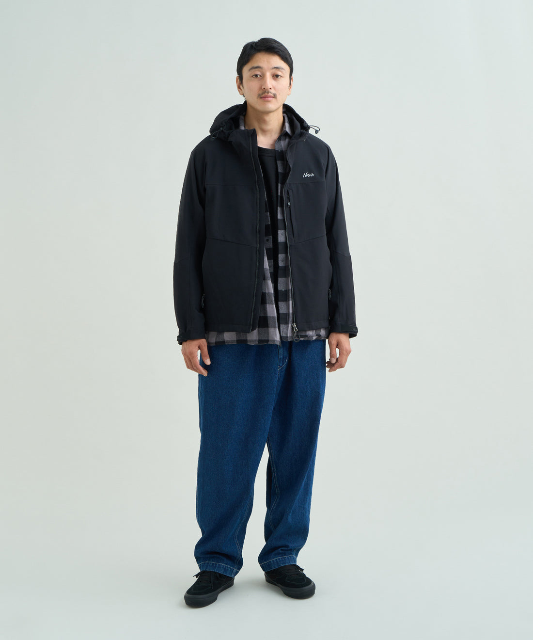 着用モデル：メンズ 185cm ／ 着用サイズ：L