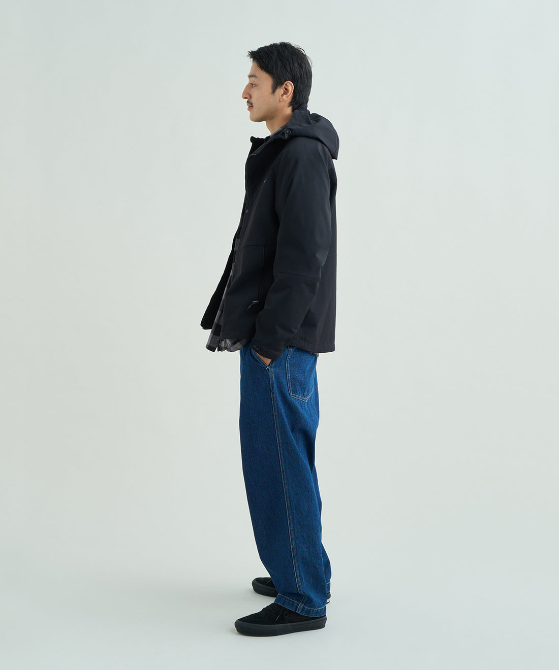 着用モデル：メンズ 185cm ／ 着用サイズ：L
