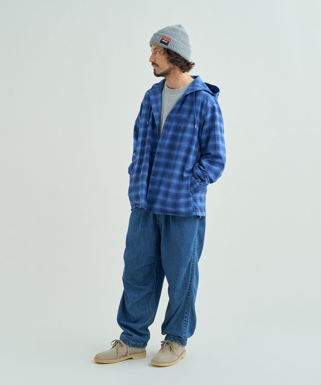 グリッドタータン フィールドフードシャツ