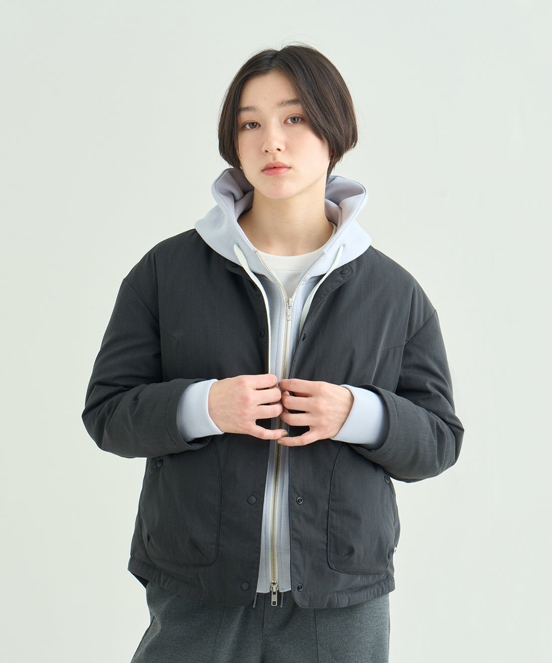 着用モデル：ウィメンズ 168cm ／ 着用サイズ：WM