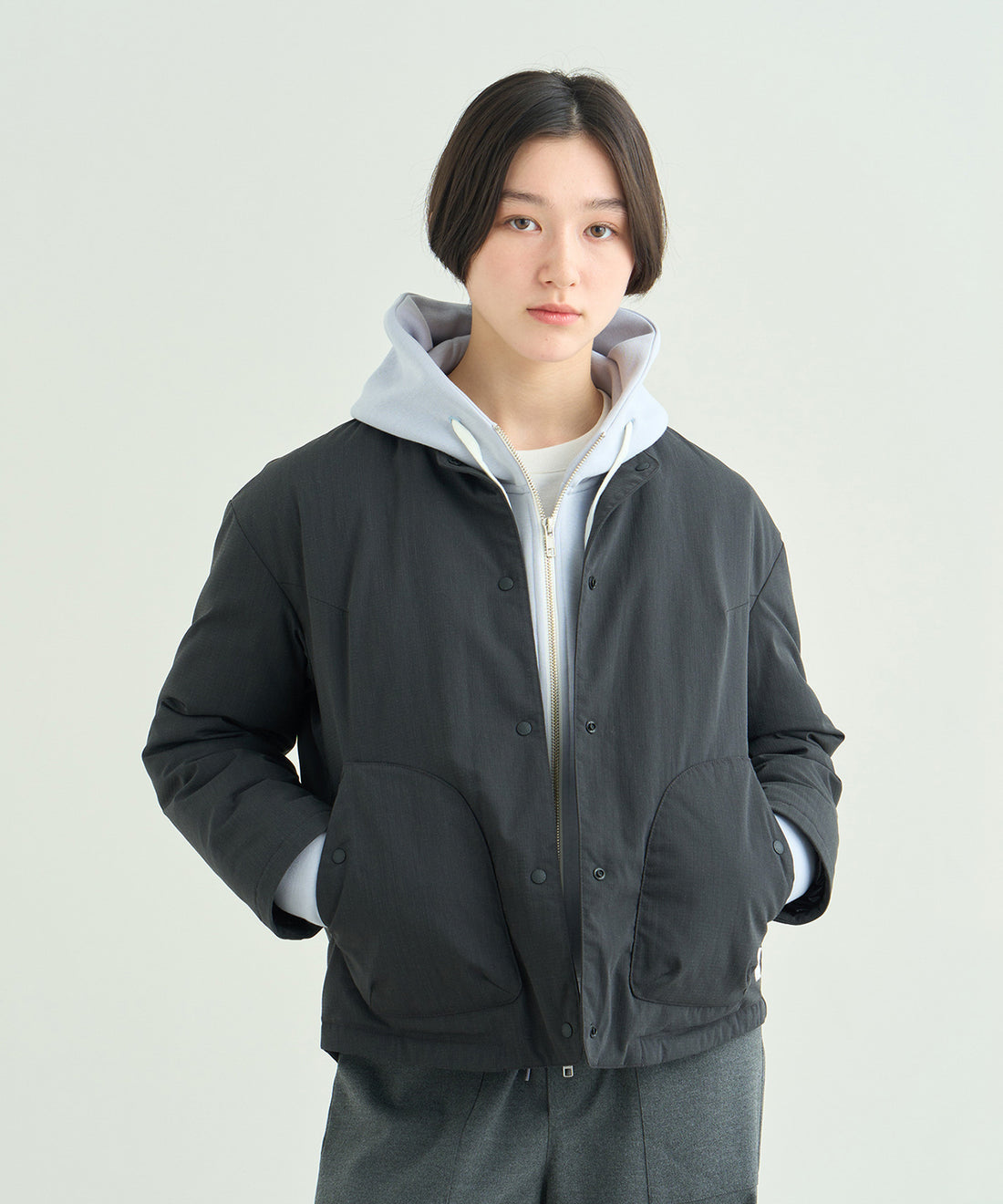 着用モデル：ウィメンズ 168cm ／ 着用サイズ：WM