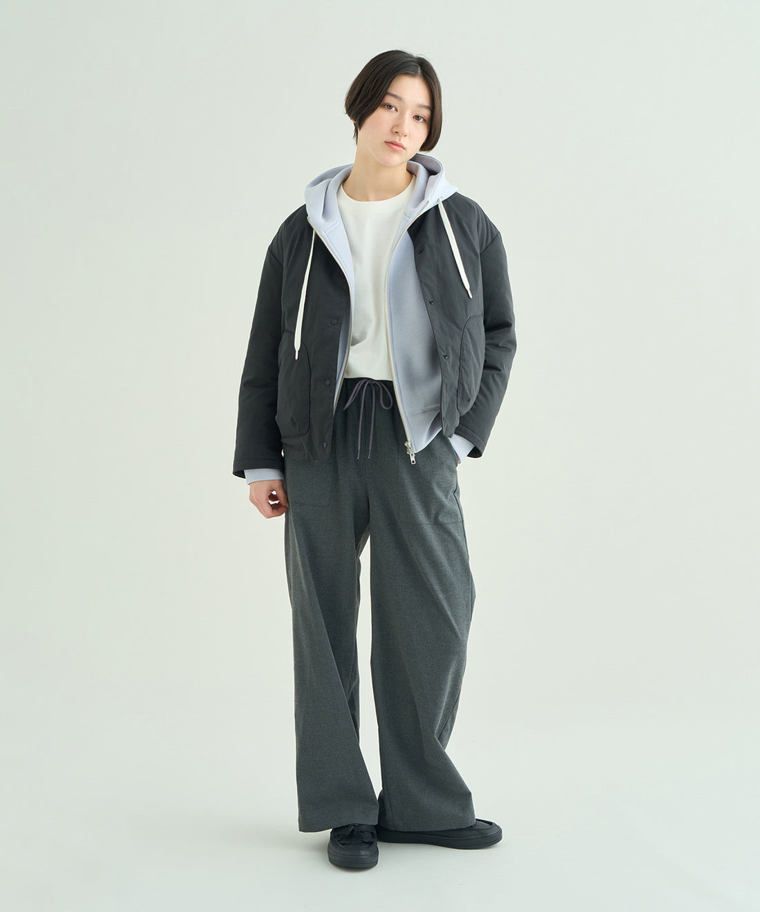 着用モデル：ウィメンズ 168cm ／ 着用サイズ：WM