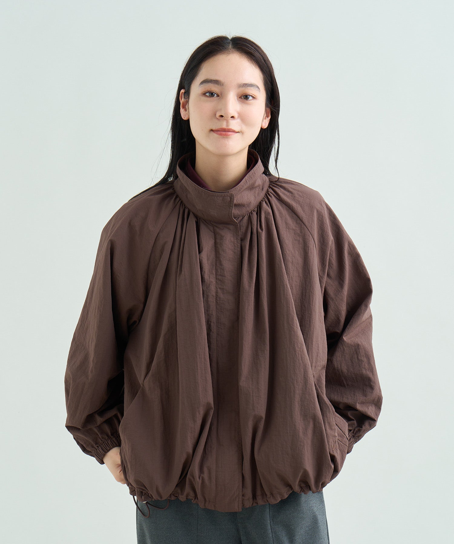 E*e様 ANAYI タフタギャザーブルゾン タフタ ギャザーブルゾン（ウィメンズ） – NANGA ONLINE SHOP