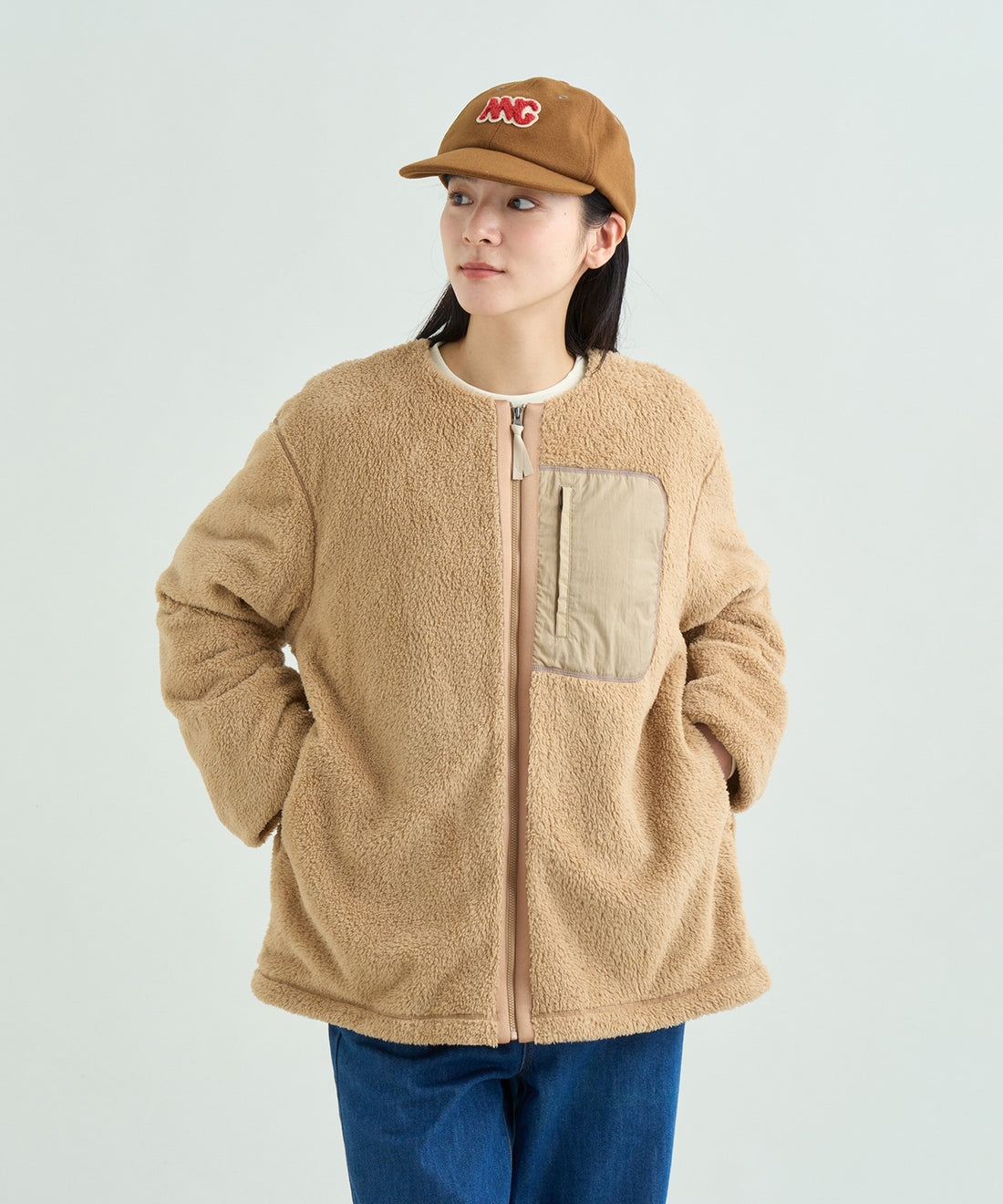 着用モデル：ウィメンズ 168cm ／ 着用サイズ：WM