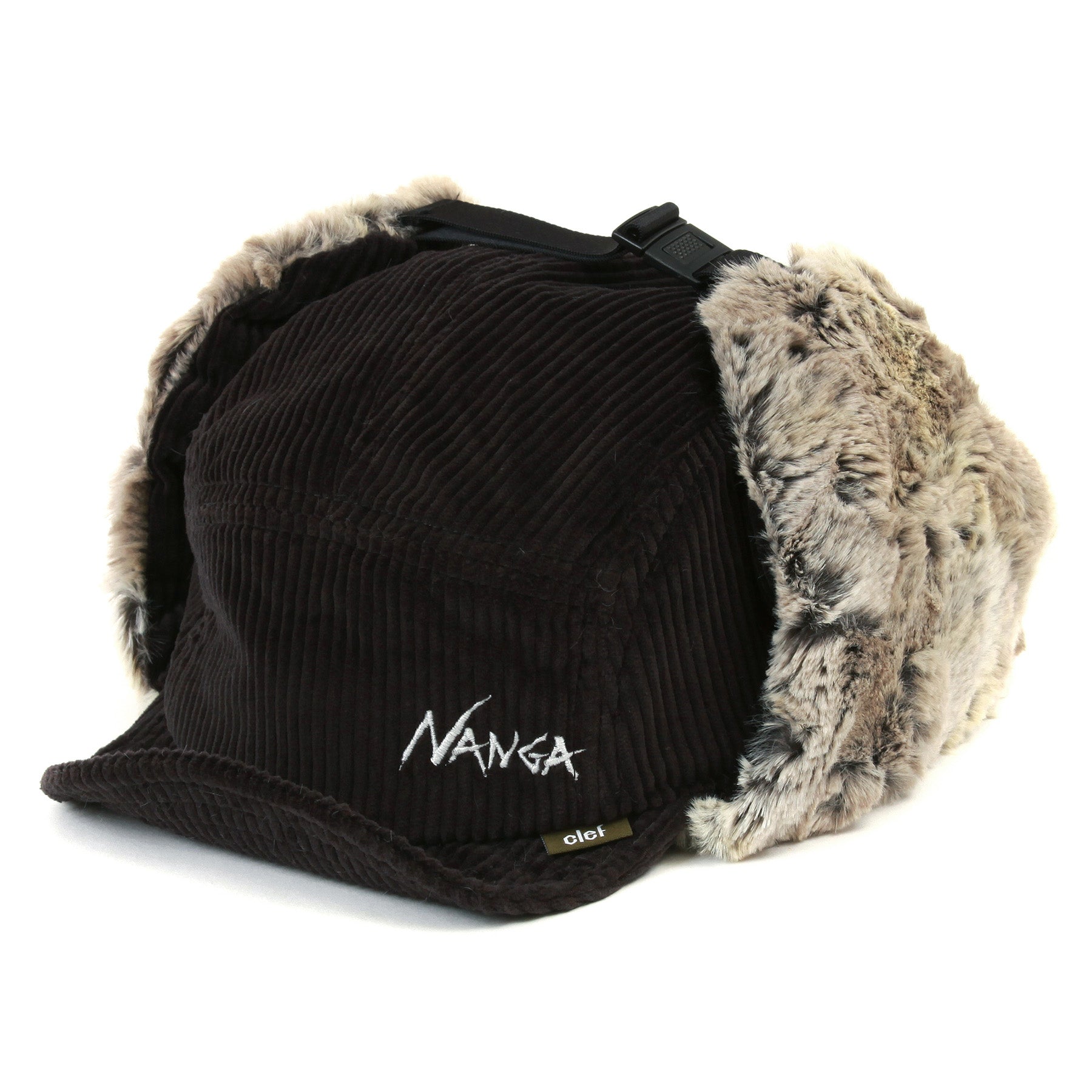 NANGA × Clef CORDY DOWN BOA CAP ブラック - 帽子