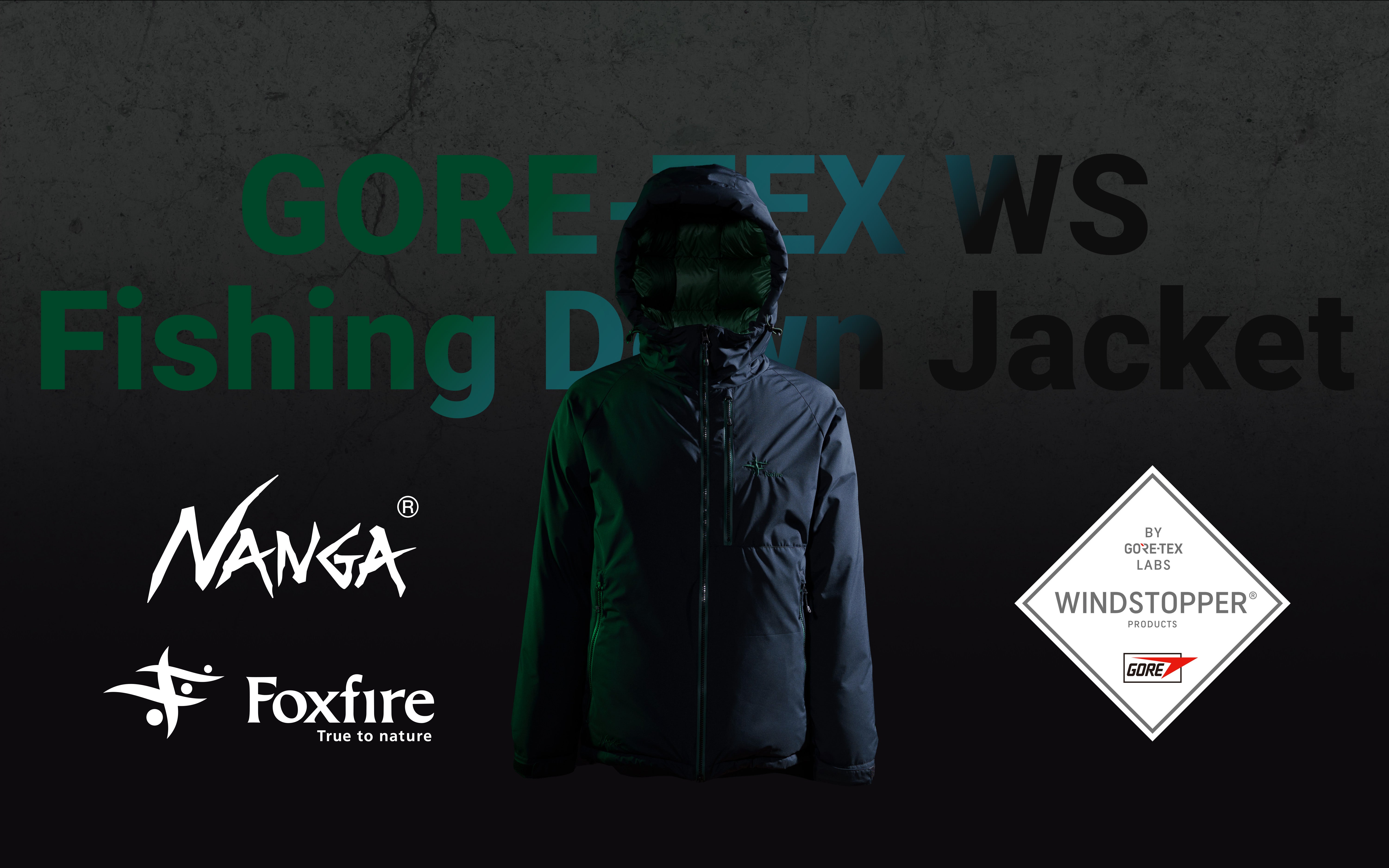 NANGA×Fox Fire GORE-TEX WS FISHING DOWN JACKET – NANGA ONLINE SHOP