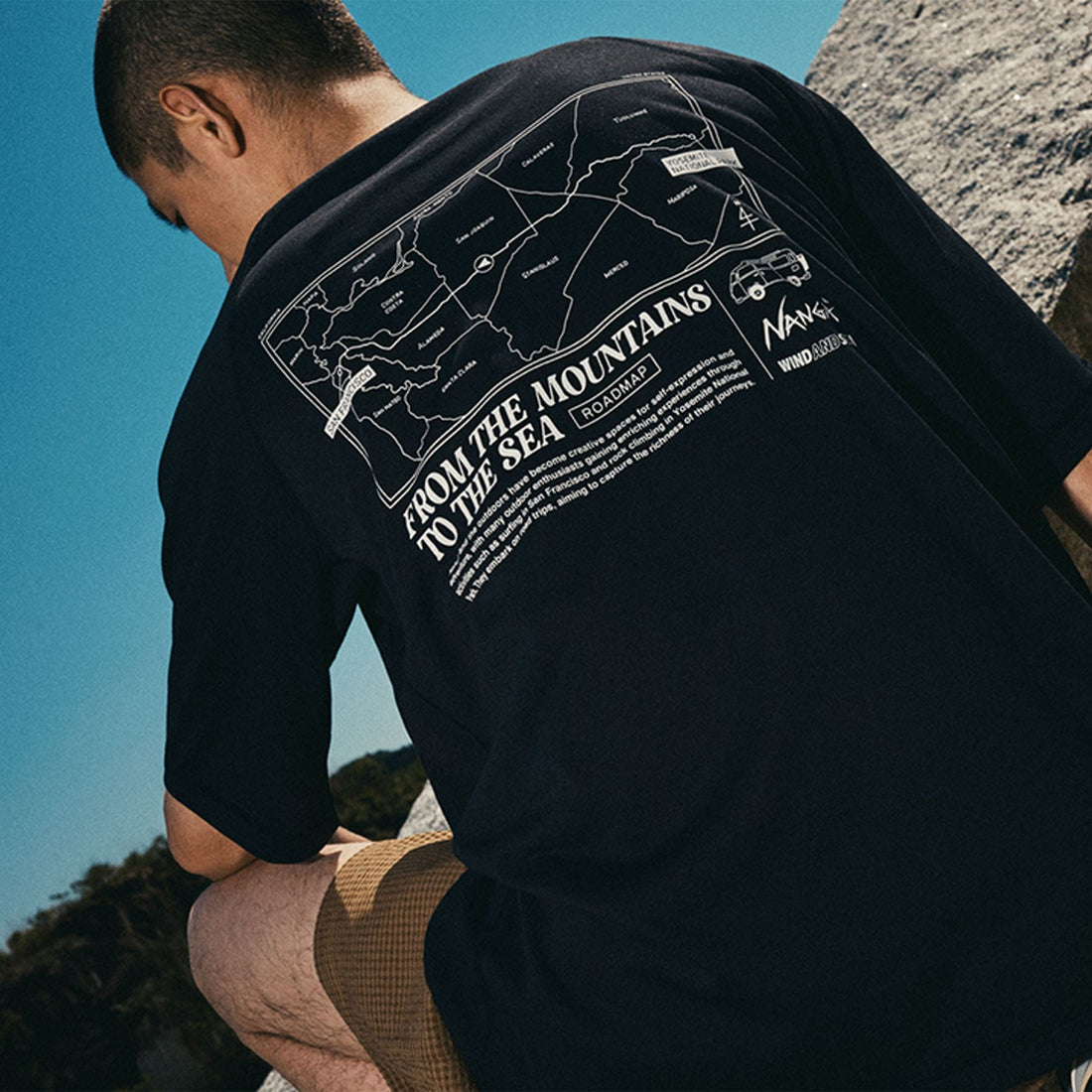 NANGA×WDS DRY MIX® (YOSEMITE_SF) S/S Tee