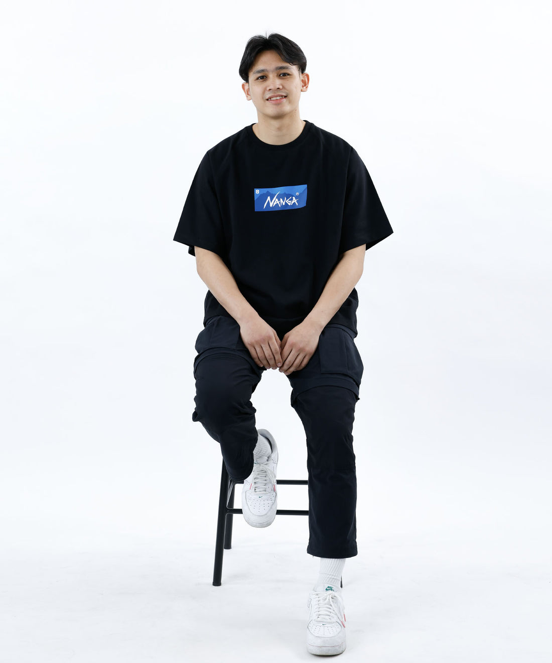 NANGA×滋賀レイクス LOOSE FIT TEE