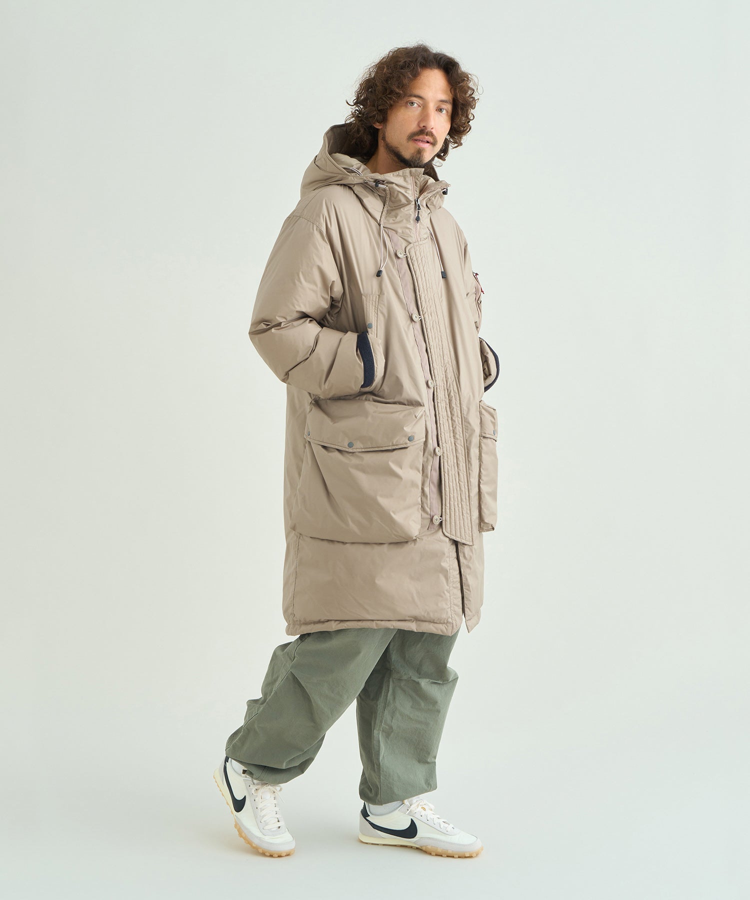 na.e Hoodie Half Coat フーディハーフコート　ホワイト オーロラテックス ダウンフィールドハーフコート – NANGA ONLINE SHOP