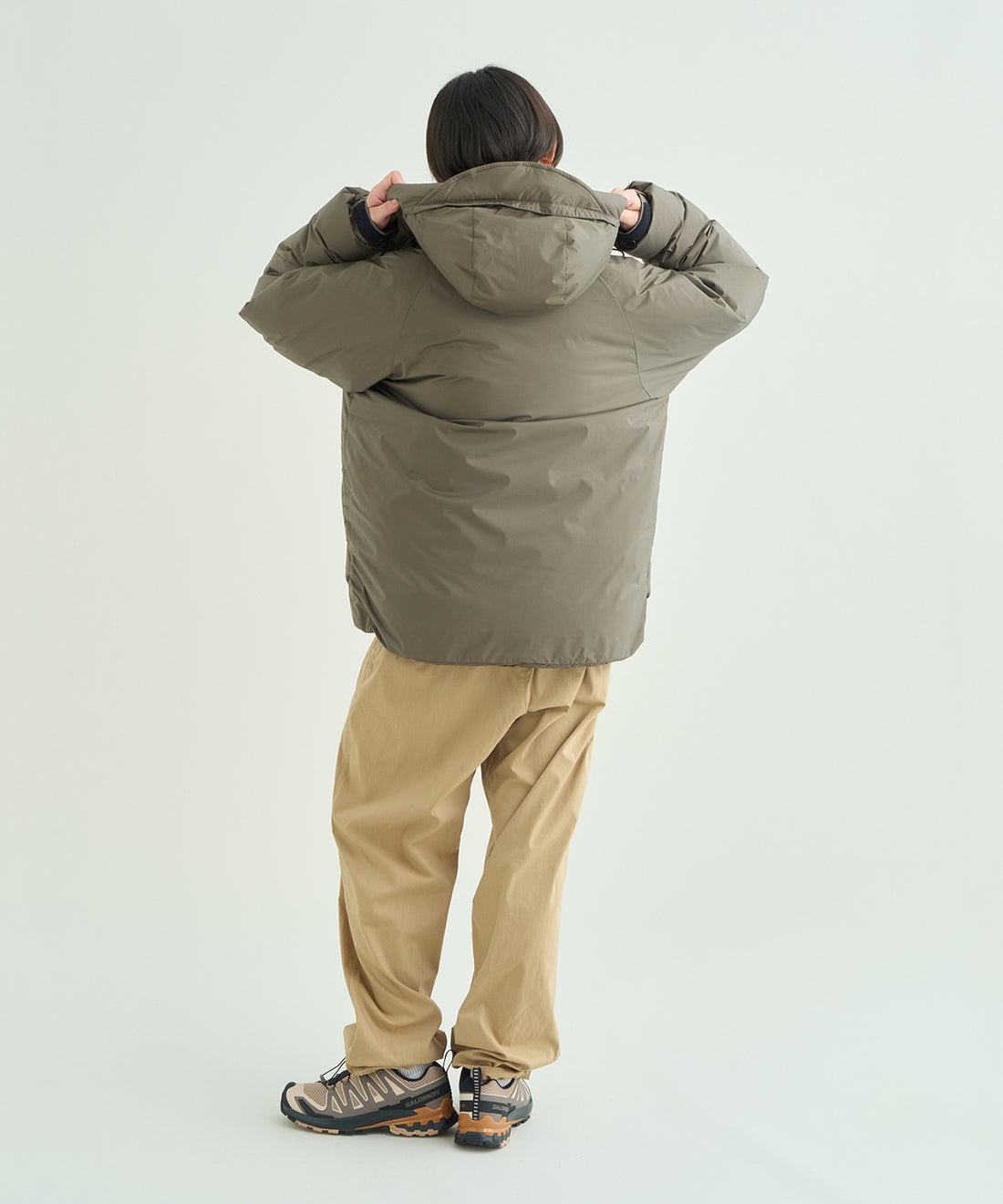 着用モデル：ウィメンズ 168cm ／ 着用サイズ:WMサイズ