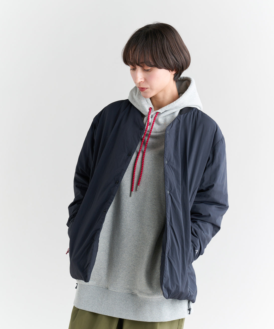 着用モデル：ウィメンズ 168cm ／ 着用サイズ：S