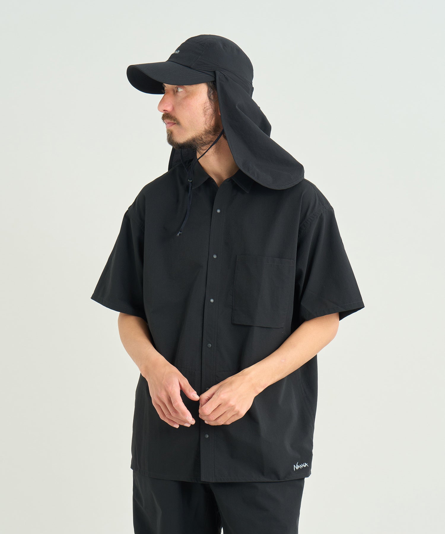 NANGA ドットエア® コンフィー ショートスリーブシャツ P.BLK ドットエア® コンフィー ショートスリーブシャツ – NANGA ONLINE SHOP