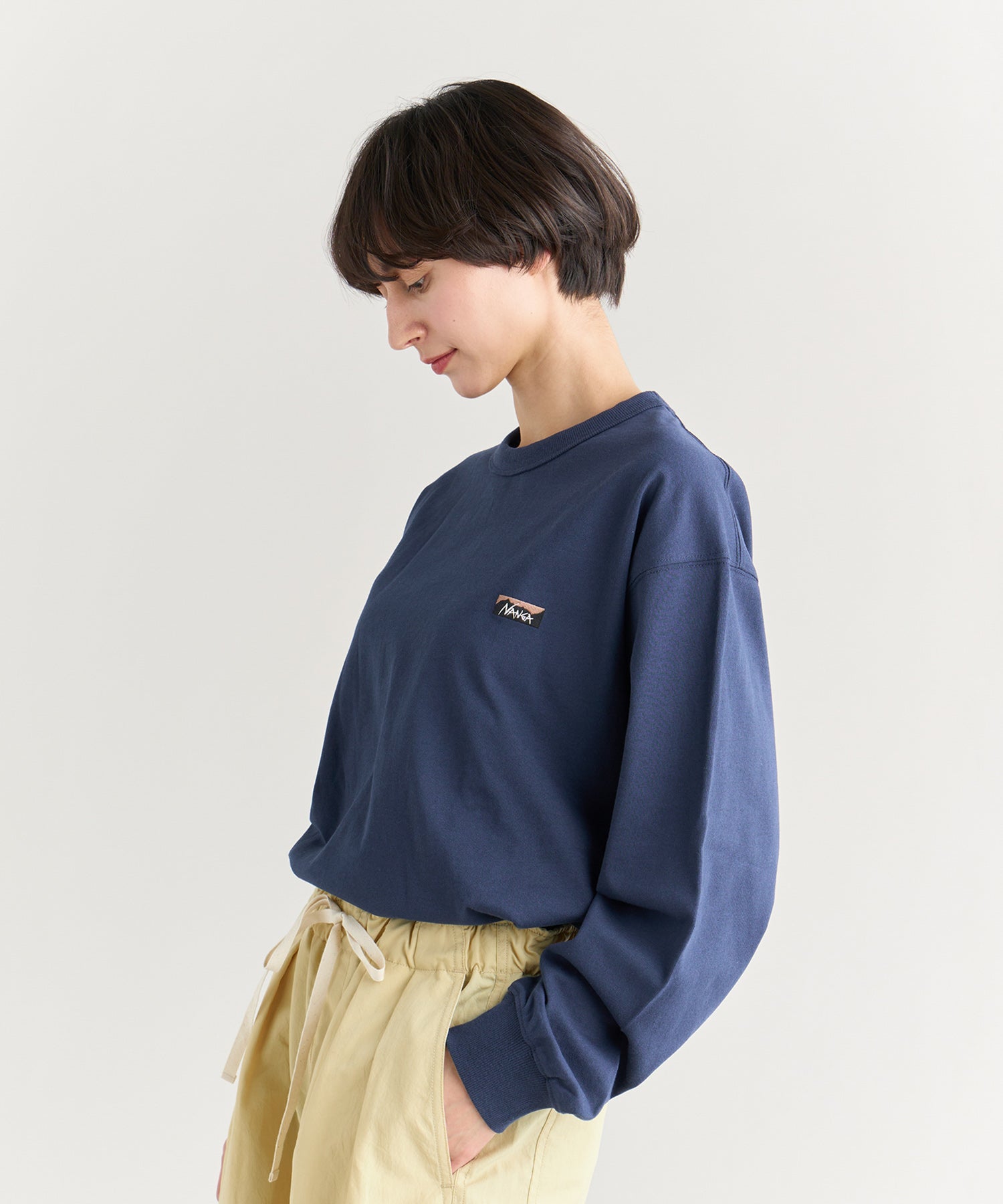 ★NOBLE★新品★ コンパクトロングスリーブプルオーバー 62344350b_8_d_215.jpg