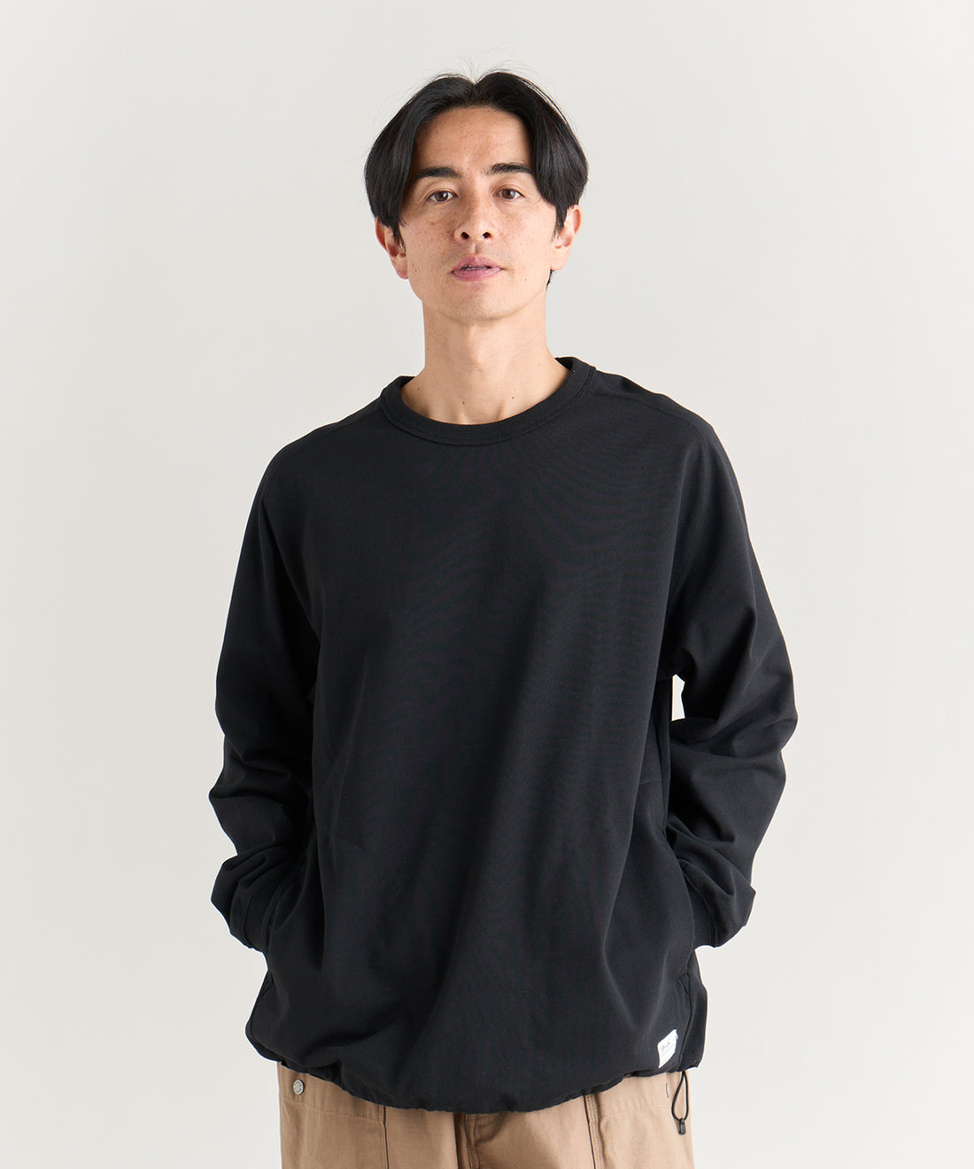 エコハイブリッド オーバーサイズ ロングスリーブTシャツ