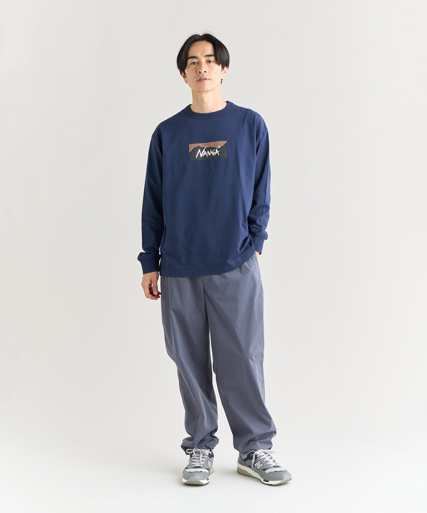 エコハイブリッド ボックスロゴ ロングスリーブTシャツ – NANGA ONLINE