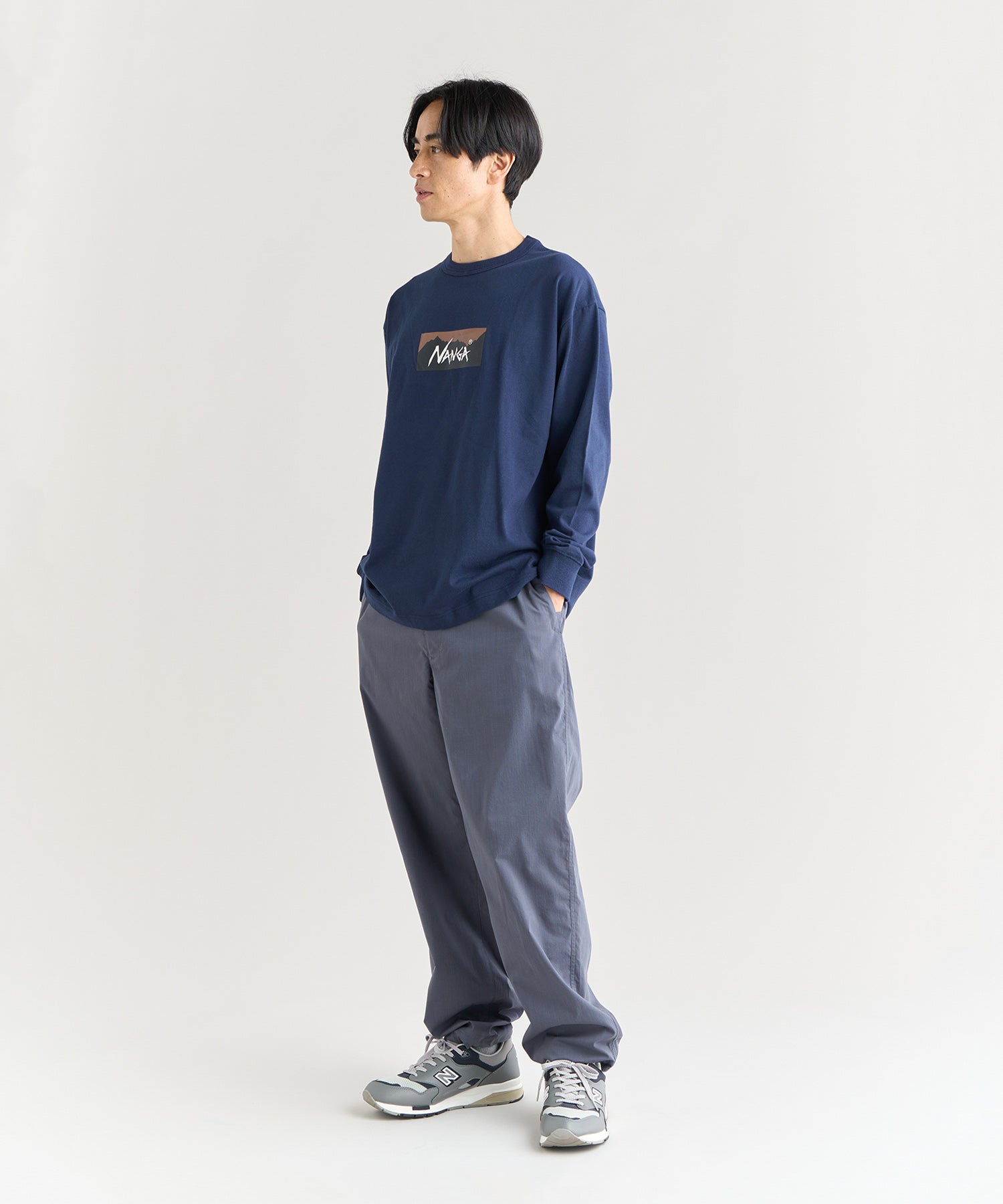 エコハイブリッド ボックスロゴ ロングスリーブTシャツ – NANGA ONLINE