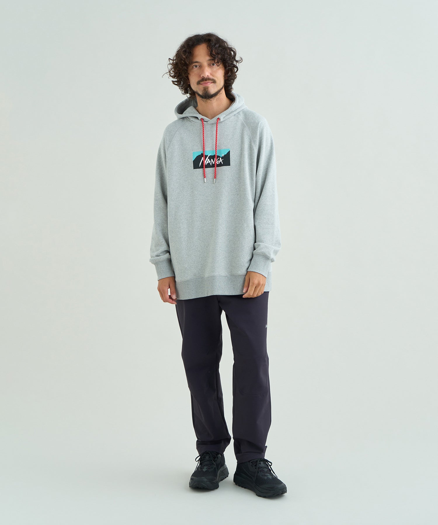 エコハイブリッド ボックスロゴ スウェットフーディー – NANGA ONLINE SHOP