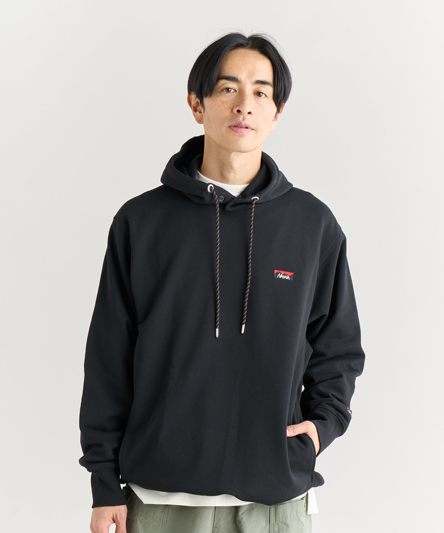 美品　26年春夏　NANGAナンガ　ミニロゴ刺繍　スウェットパーカー　グレー　L 楽天市場】☆NANGA ナンガ ECO HYBRID MINI BOX LOGO EMBROIDERY SWEAT