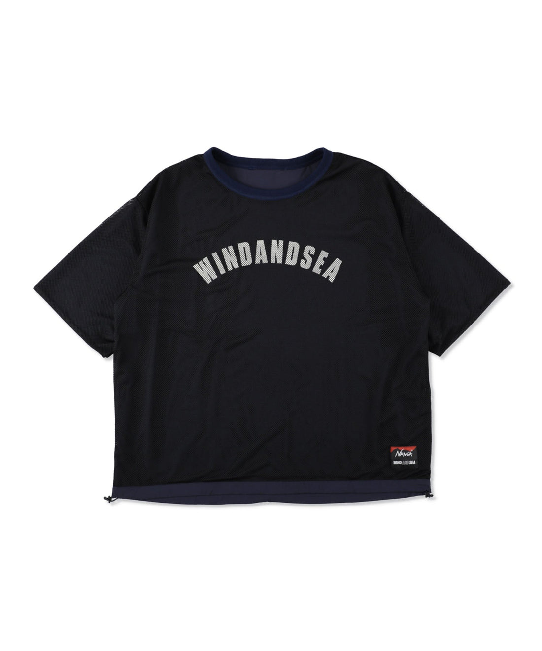 NANGA×WDS PHANTOM GRID REVERSIBLE TEE