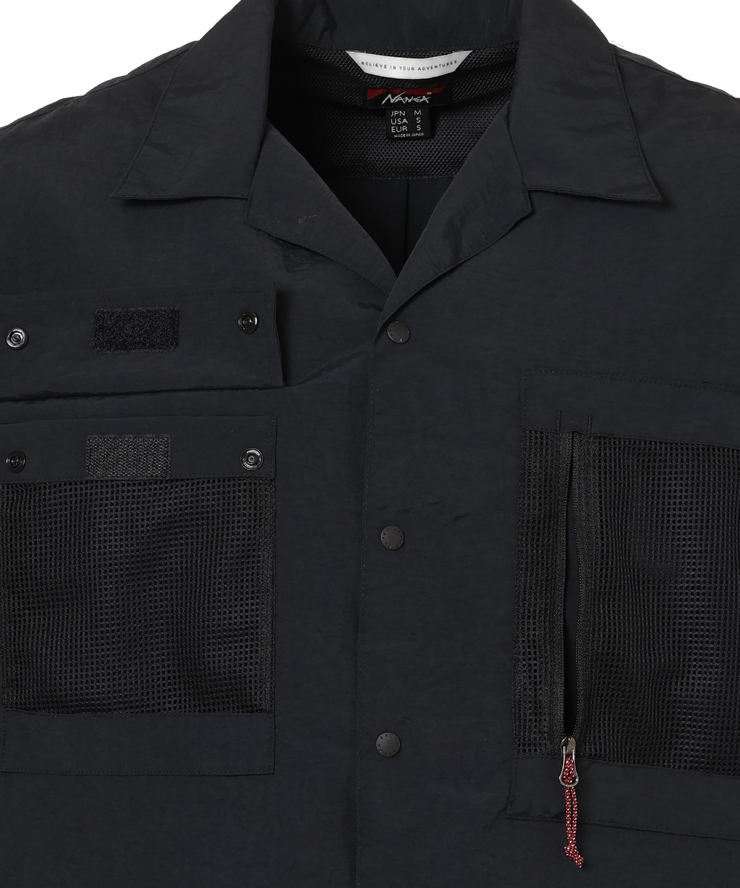ナンガショップ限定】ナイロンタッサー オープンカラーシャツ – NANGA