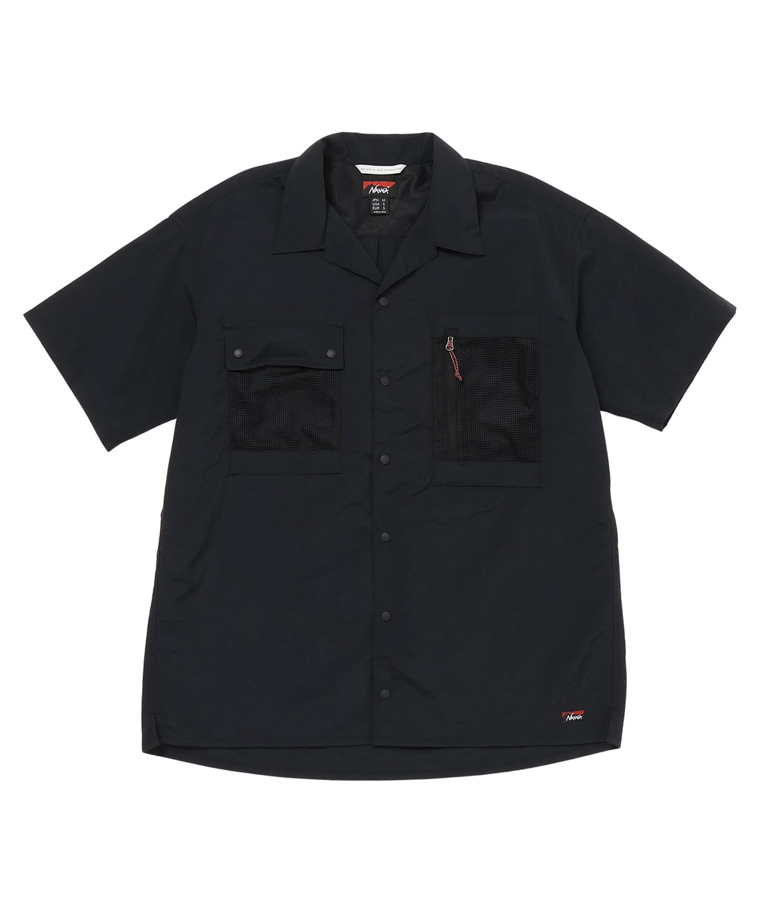 【ナンガショップ限定】ナイロンタッサー オープンカラーシャツ