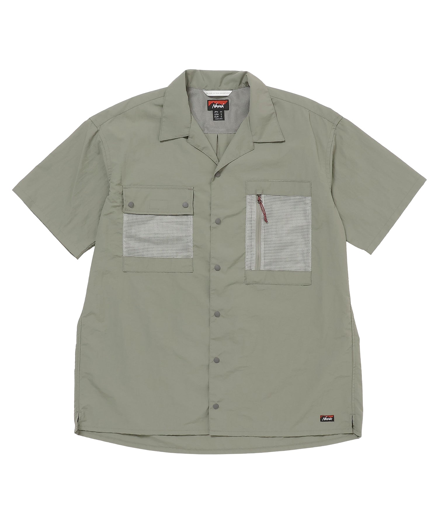 直営店限定】ナイロンタッサー オープンカラーシャツ – NANGA ONLINE SHOP