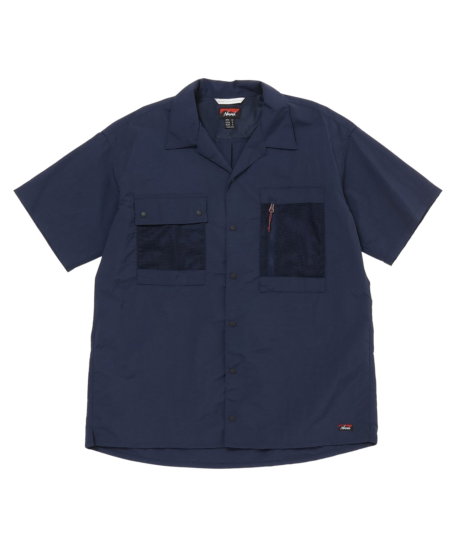 直営店限定】ナイロンタッサー オープンカラーシャツ – NANGA ONLINE SHOP