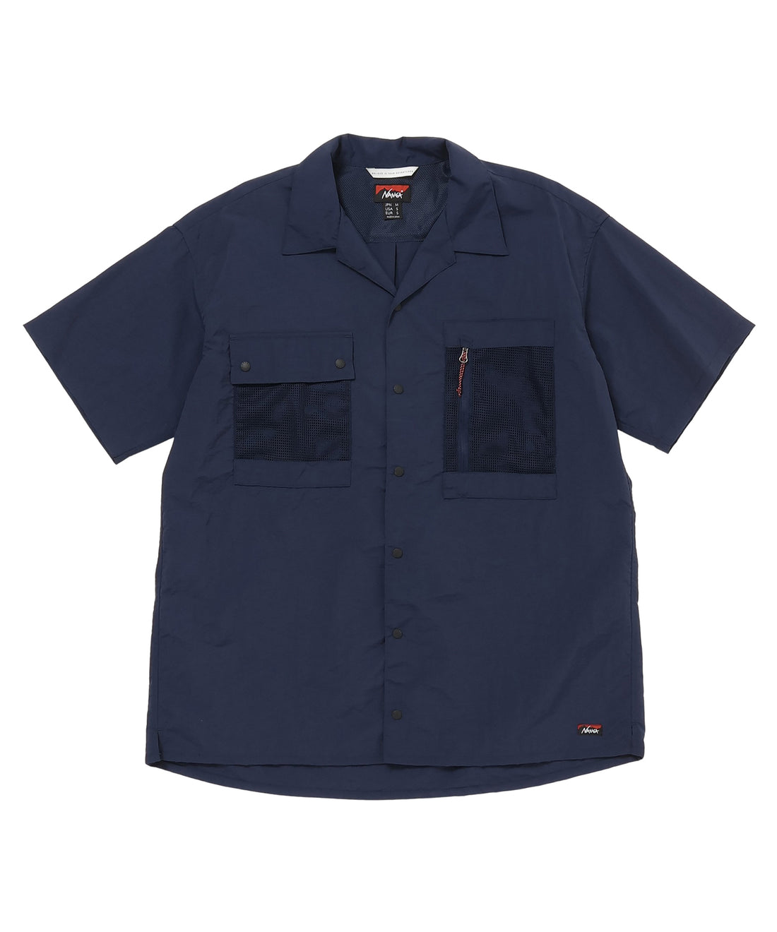 【ナンガショップ限定】ナイロンタッサー オープンカラーシャツ