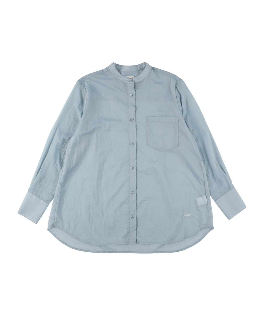 シアーバンドカラーシャツ （ウィメンズ）