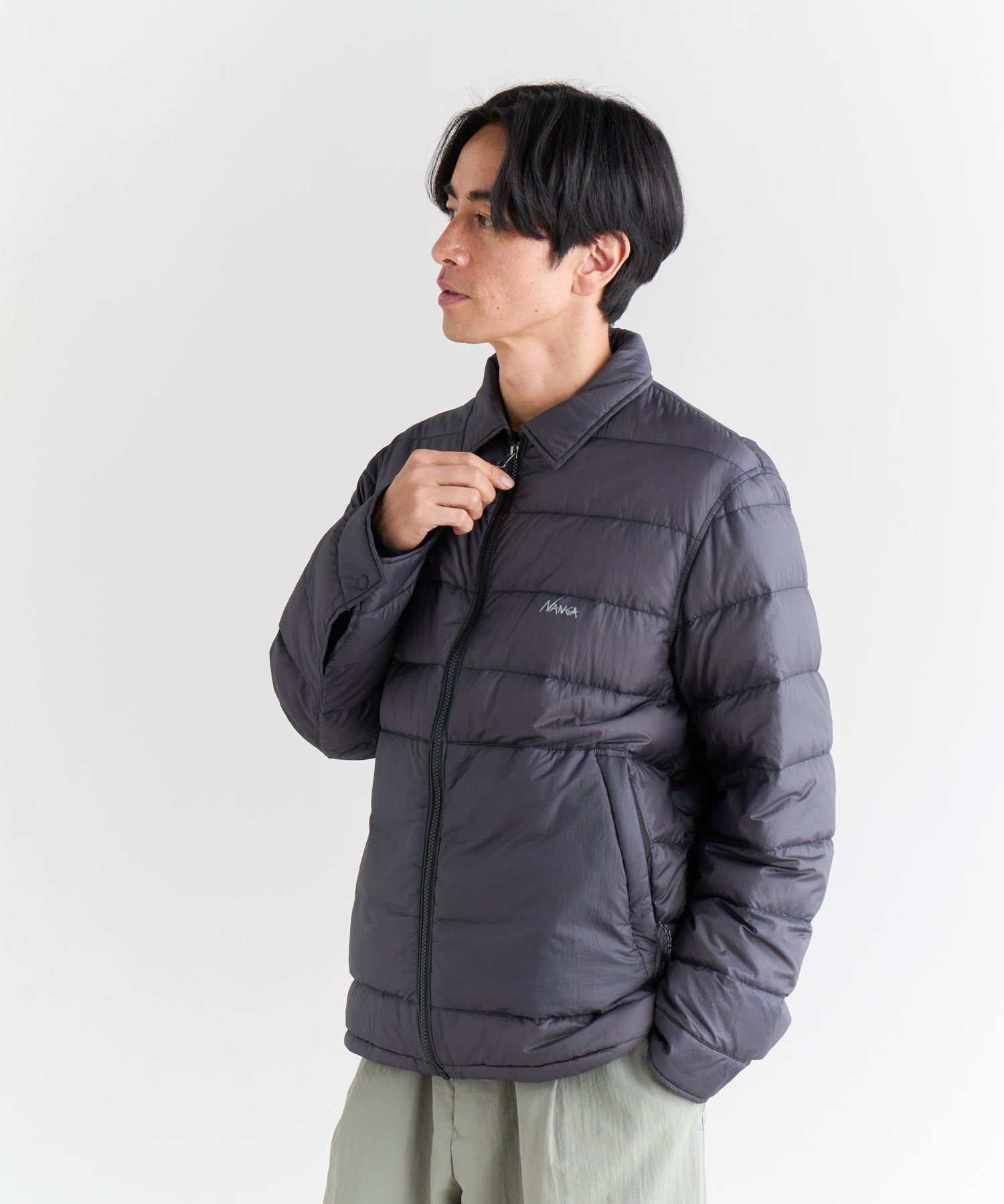 シアーダウンシャツブルゾン – NANGA ONLINE SHOP