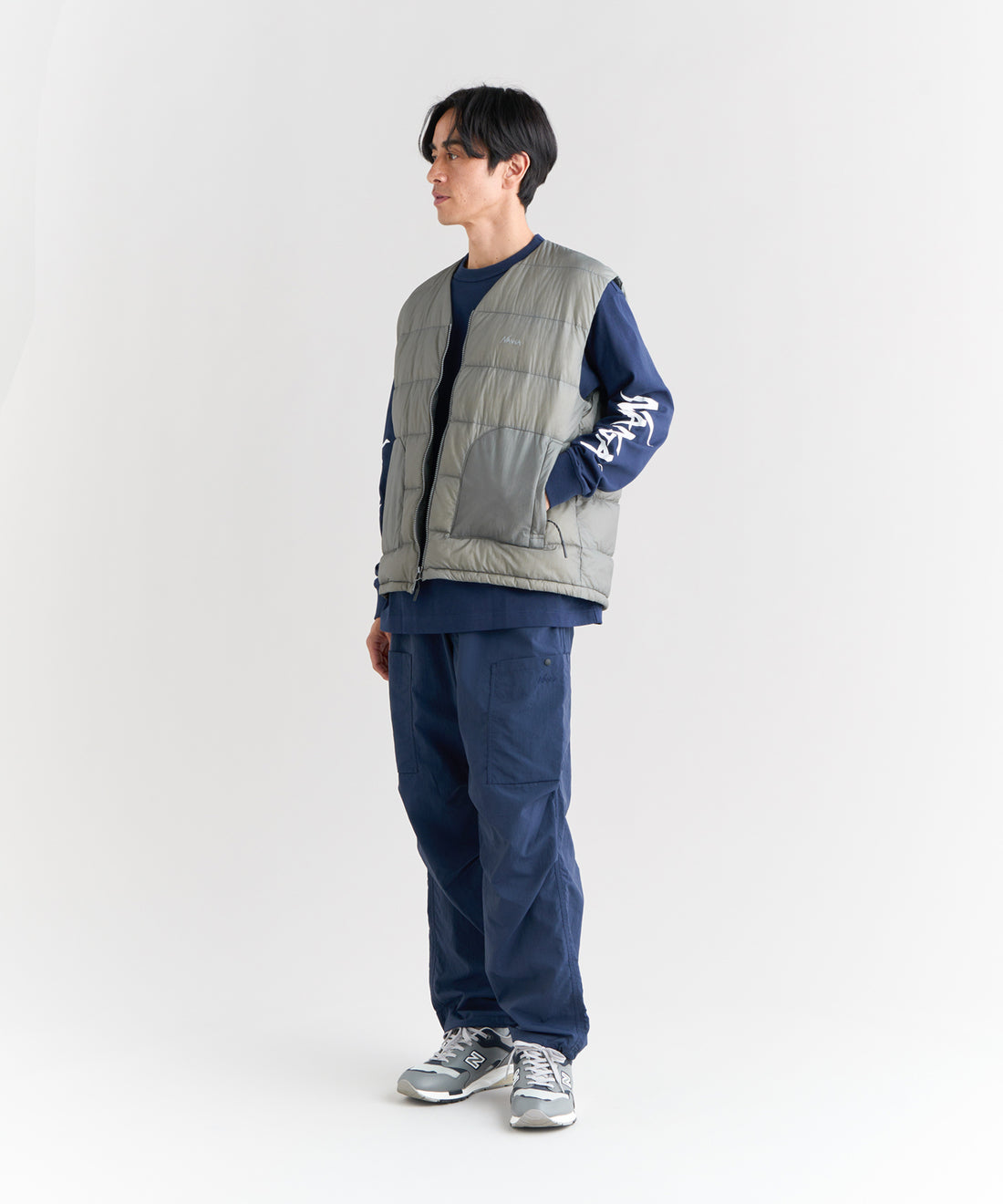 着用モデル：メンズ 180cm ／ 着用サイズ：L