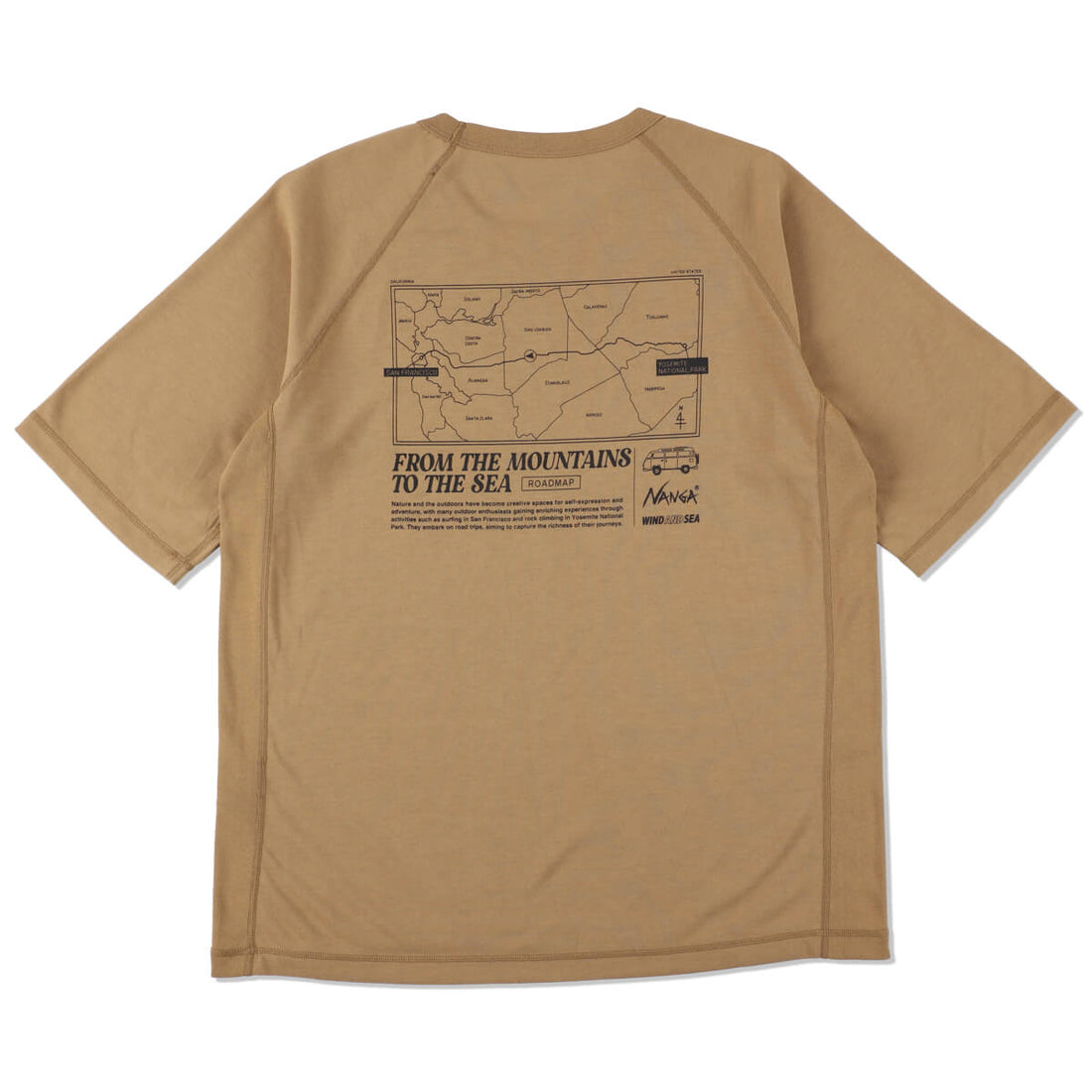 NANGA×WDS DRY MIX® (YOSEMITE_SF) S/S Tee