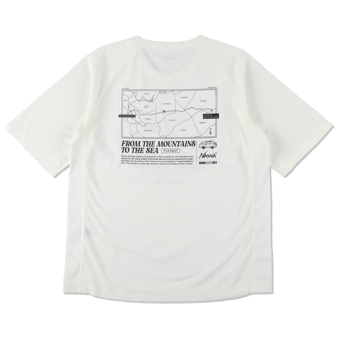 NANGA×WDS DRY MIX® (YOSEMITE_SF) S/S Tee