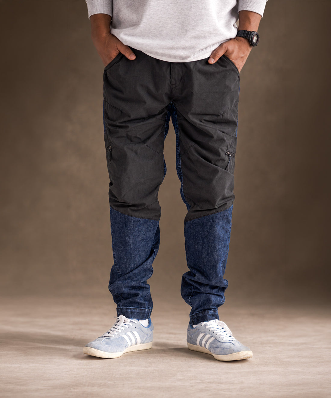 3D TAPERED KNEE ZIP (HK-S138)