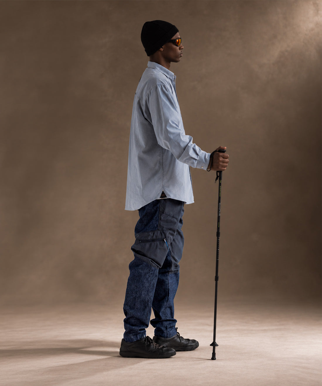 3D TAPERED KNEE ZIP (HK-S138)