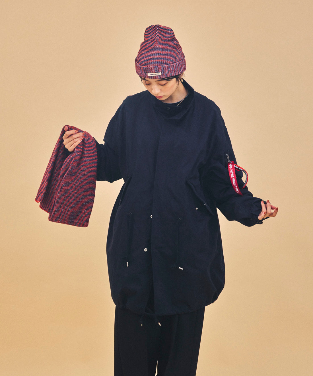 Alpha Industries × NANGA × FREAK'S STORE 3WAY M-65 フィールドパーカ