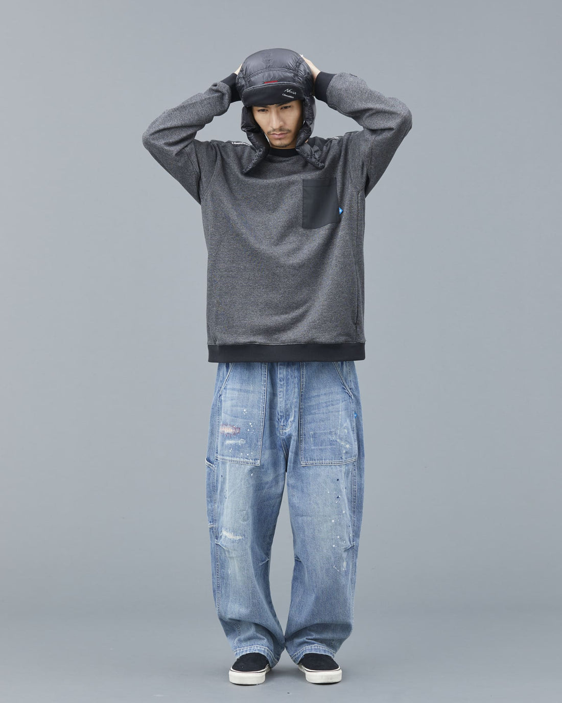 NANGA×LIBERAIDERS ECO HYBRID SWEATSHIRT